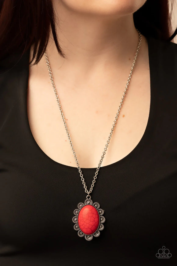 Paparazzi ♥ Make A Point - Red ♥ Necklace – LisaAbercrombie
